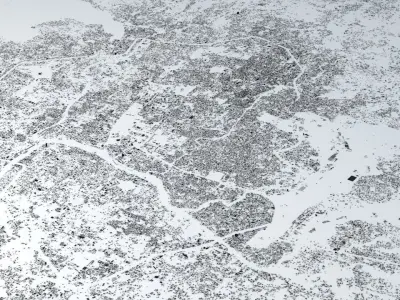 Kathmandu Streets and Buildings 3D model