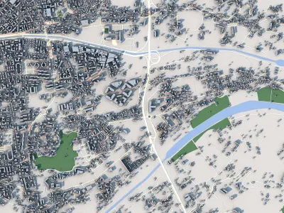 Reggio Calabria City Italy 3D model