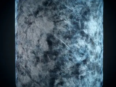 Frozen Ice Floor material - VOL 09 - Maps - SBsar Texture