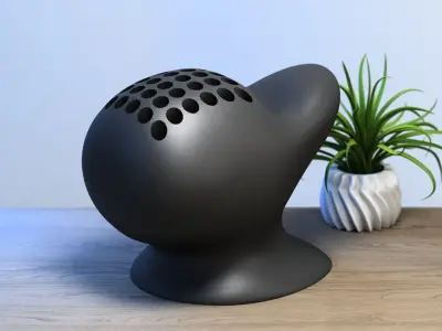 minimal modern pen holder Cyborg pen holder 3D print model