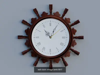 Classic Clock 3D Model Pack
