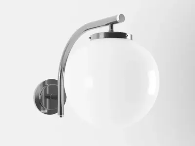 Bathroom Sconce with Light 3D model