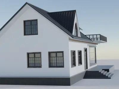 Modern Talish Home 3D model