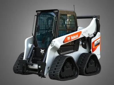 S76 Quad Tracks Loader - Bucket 3D model