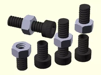 Bolt Pencil Case Free 3D print model