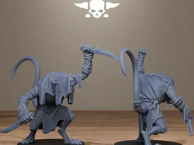Rotfang Plague Bearers 3D print model