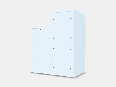 NORDLI Chest of 7 drawers 1 Low-poly 3D model