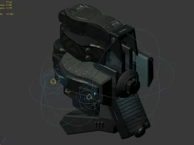 Spaceship - Port of Call - Object 01 3D model