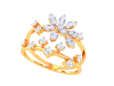  Women Ring MTL 3dm STL OBJ FBX Details 3D print model 108