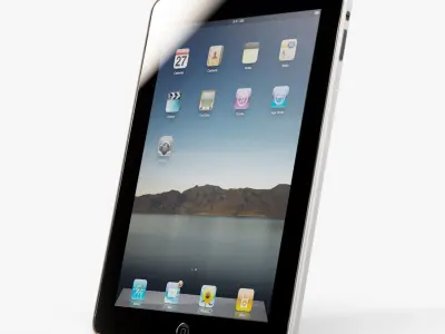 Apple iPad 16Gb tablet Low-poly 3D model