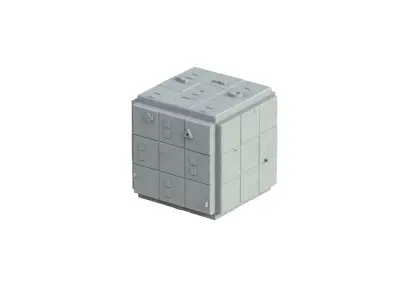 Sci Fi Object No 1698 Low Poly Low-poly 3D model