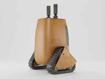 SCI-FI ROBOT 3D model 2