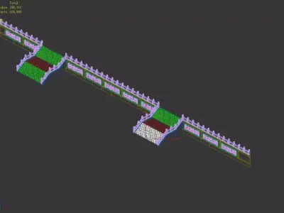 Basilica - Stairs 034 3D model