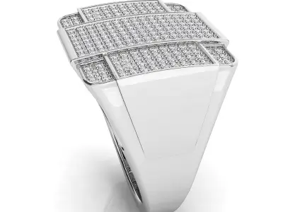 Big fancy mans ring  3D print model