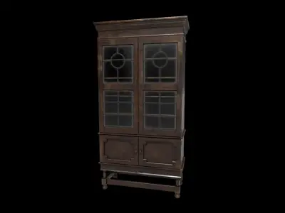 Vintage Cupboard  Low-poly 3D model