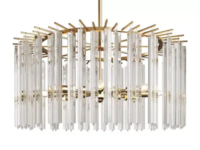 NESSA ROUND CHANDELIER Low-poly 3D model