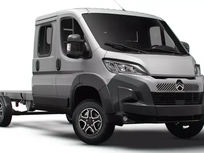 Citroen Jumper Chassis DoubleCab L3 2026 3D model