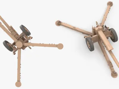  Army Desert Howitzer 122 mm Combat Condition 