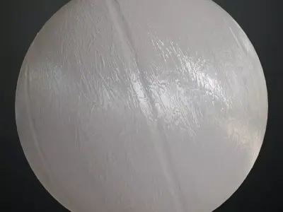 Spiro Scratch Metal Duct PBR Seamless Texture