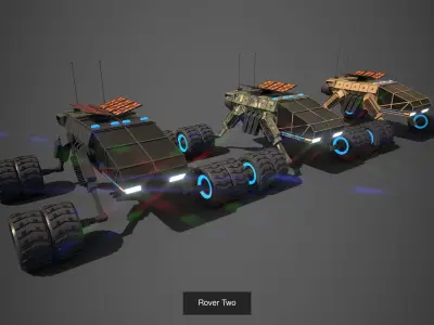 Rover Collection 3D Model Pack