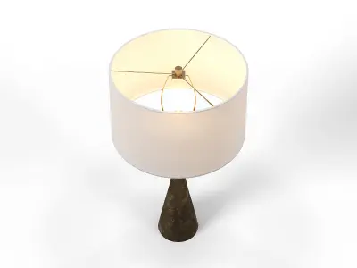 Arteriors Narsi Table Lamp Brass 3D model