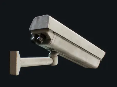 Security Camera Low-poly 3D model order