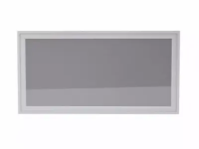 Rectangular window lowpoly 3d model Free low-poly 3D model