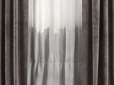 Curtain Set 19 3D model