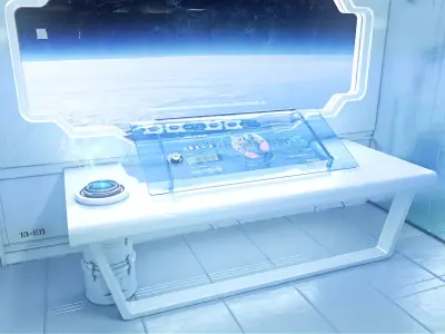  Eva Space Station Interior 