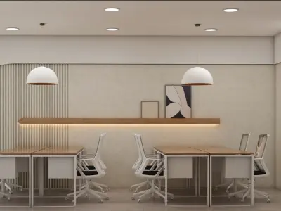 Muji Style Office 3D model