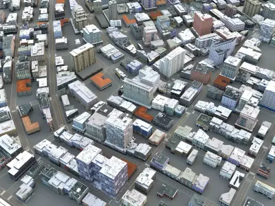 City 115 Low-poly 3D model
