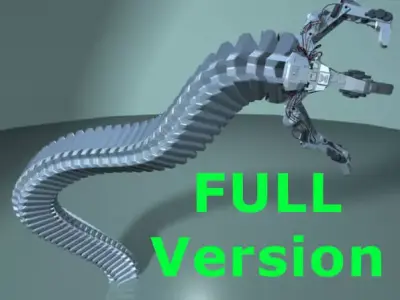 Robot Mechanic Arm - Full 3D model