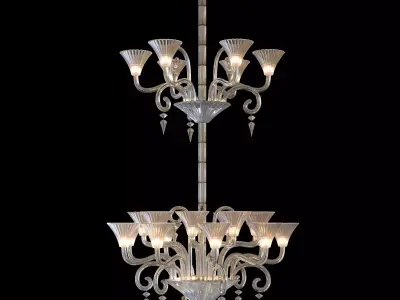 MILLE NUITS CHANDELIER 24L 3D model