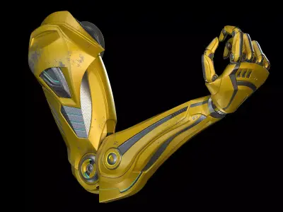 ROBOT MECH ARM - RIGGED 3D model