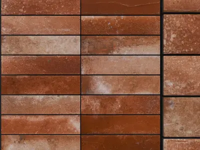 Yurtbay Seramik Brick Stone Cotto Mix Set 1 3D model