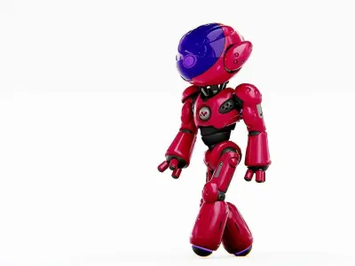 UTILITY BOT LORA  RIGGED 3D model