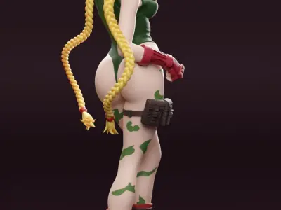 Cammy from Street Fighter V 3D print model