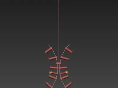 Flexus hanging lamp 3D model