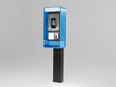 Modelo Telefono GUATEMALTECO 3D model