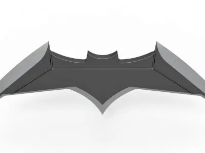 Batarang from the movie Batman v Superman Dawn of Justice 2016 3D print model