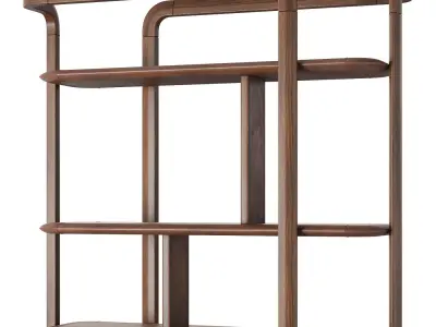 Ulivi Salotti Artemest Doom Bookcase Low-poly 3D model