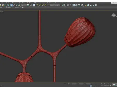 SMYTH CHANDELIER Low-poly 3D model