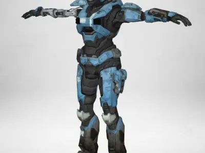 Gameready Character - 05 Low-poly 3D model