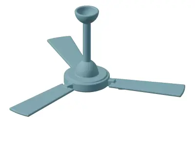 Plastic Premium Ceiling Fan Toy 3D model