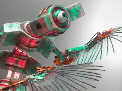 Journey Mechanical Dragon 3D model