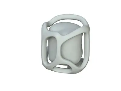 SciFi Shape Object Low Poly Low-poly 3D model 7