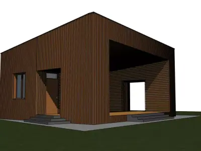 3D model of a street scene 3D model