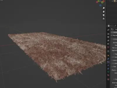 3D lowpoly state woolly Low-poly 3D model