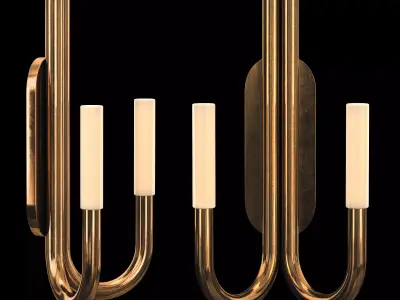 ROUSSEAU DOUBLE SCONCE 3D model