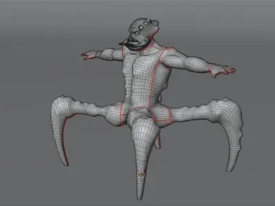 Arach Vor Low-poly 3D model